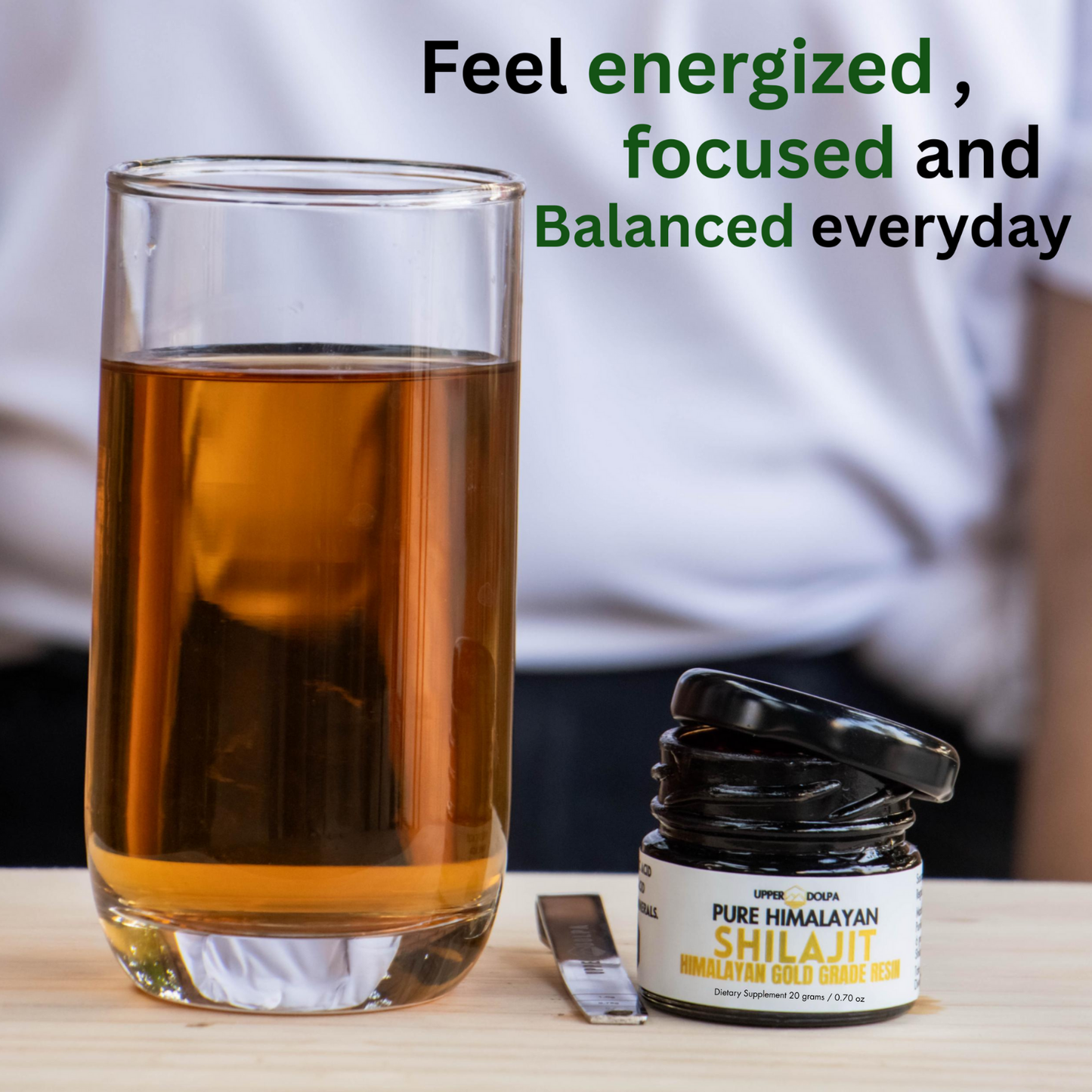 Organic Nepali Himalayan Shilajit 90 Days Sun Dried Pure Resin 15 gram