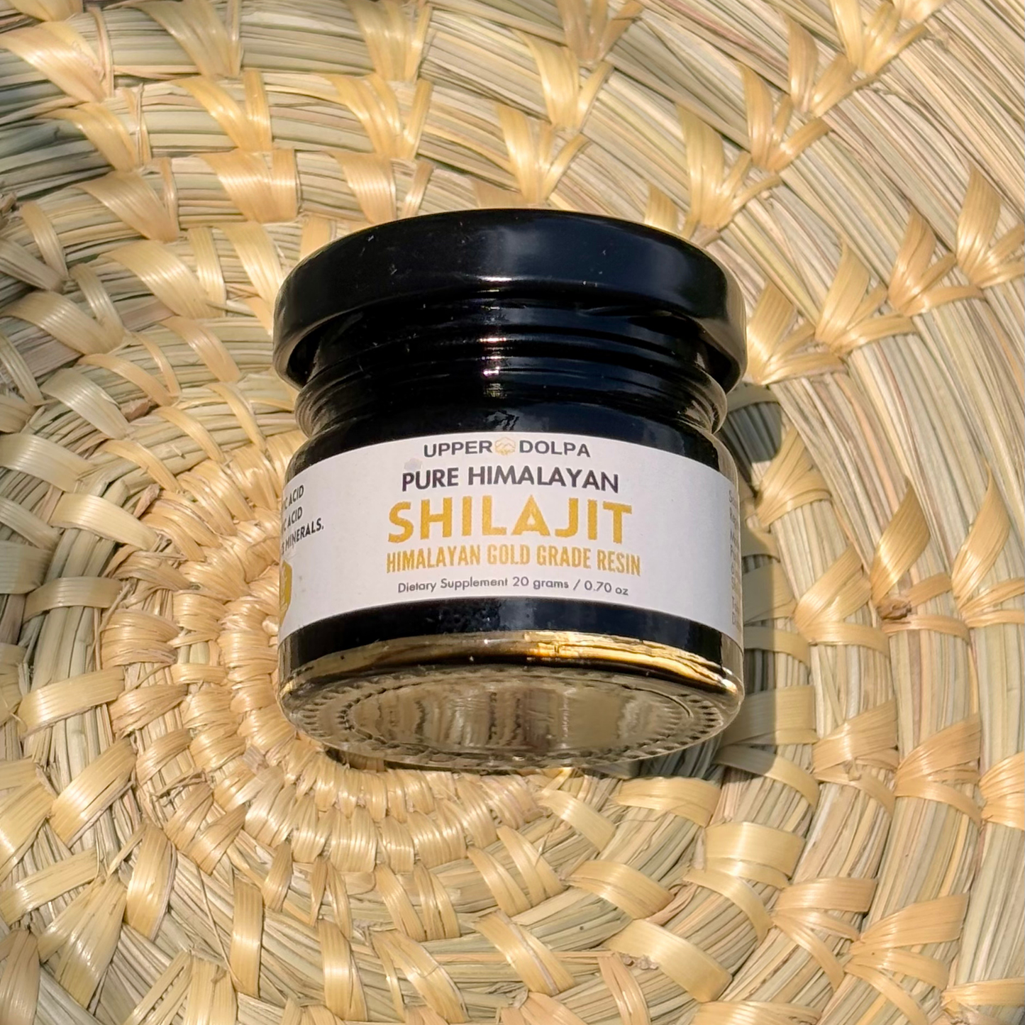 Organic Nepali Himalayan Shilajit 90 Days Sun Dried Pure Resin 15 gram